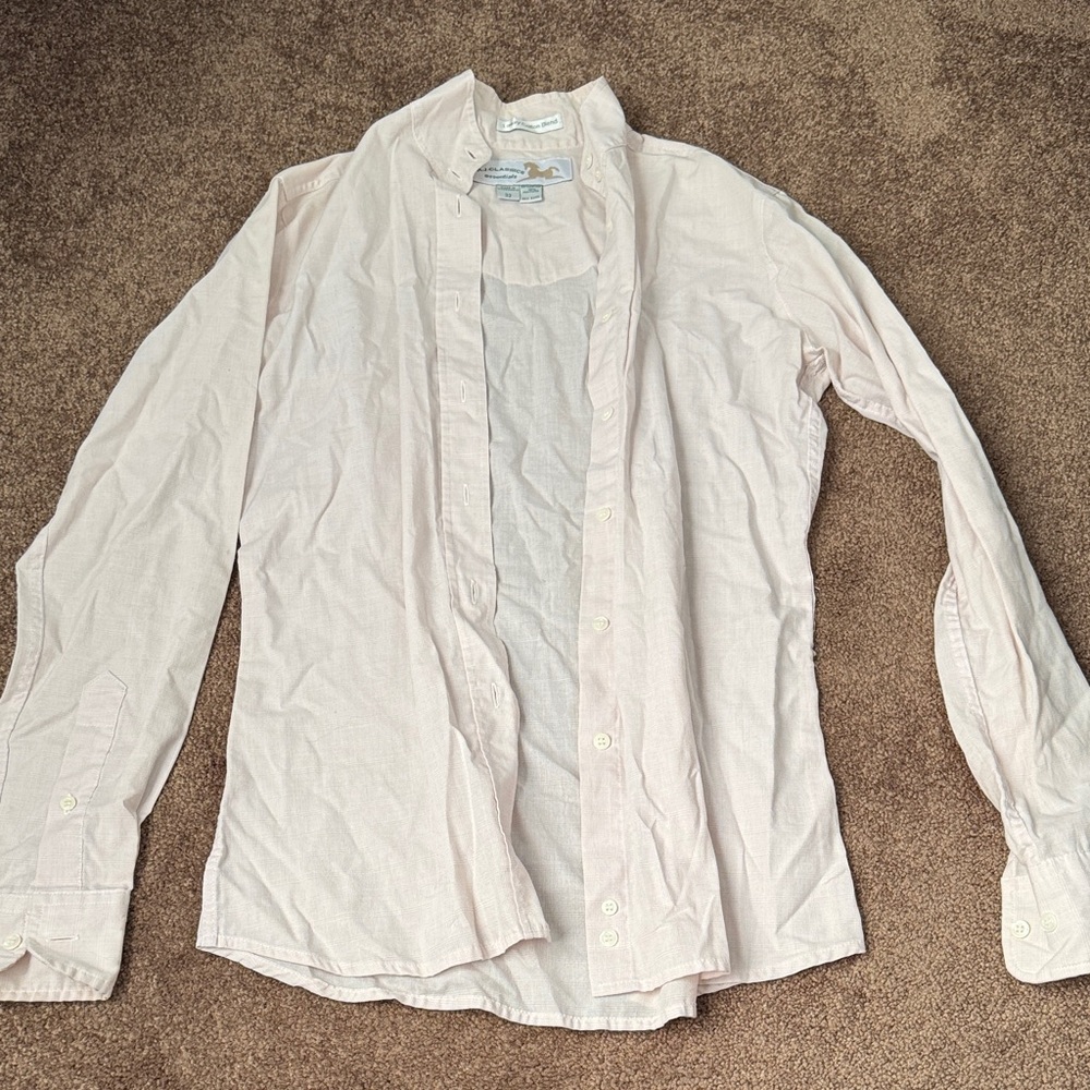 Women's Cream Button-Up Blouse